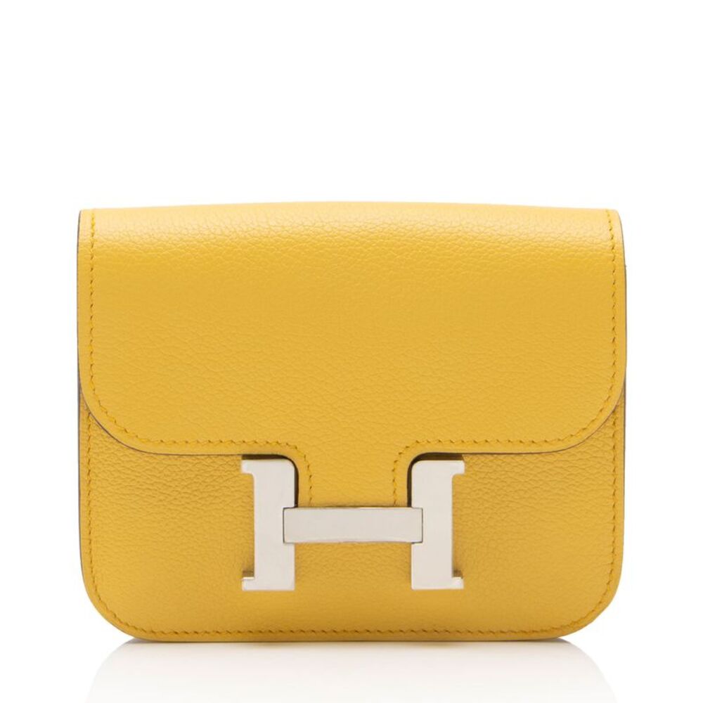 Hermes Evercolor Leather Constance Slim Wallet